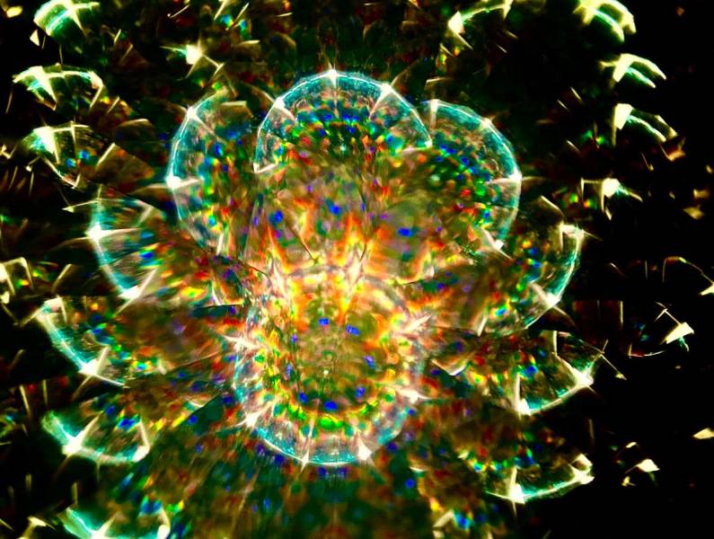 Osteopathie energetique, image de caleidoscope.